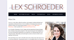 Desktop Screenshot of lexschroeder.com